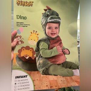Baby Dinosaur Halloween Costume Size 6-12 Months